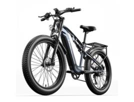 Bicicleta Elétrica SHENGMILO Mx05 Freio a Disco Mecânico 48V17.5Ah Bateria Samsung Cinza