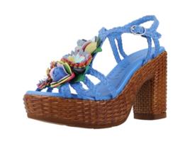 Sapatos de Mulher PONS QUINTANA Cannes Tecido Azul (39)