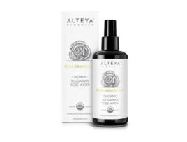 Alteya Organic Bulgarian Rose Water 200ml (Violet Glass Spray Bottle)