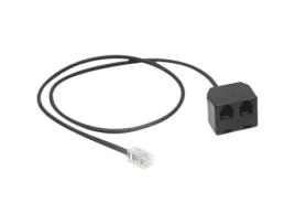  - O Cabo Durável Do Divisor Do Adaptador Rj9 Dual 2 Fêmeas a 1 Extensão Do Homem Rj9 4P4C ALLINLESS