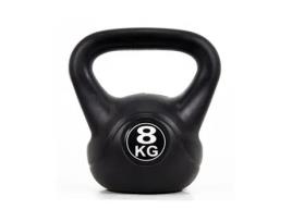 Kettlebell Revestido Em Vinil Preto 8Kg COSHANO