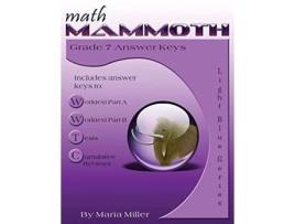 Livro Math Mammoth Grade 7 Answer Keys de Dr Maria Miller (Inglês)