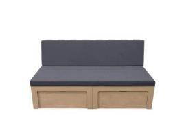 Sofá Cama Incluído Pessoas Van Camper Car MONSTERSHOP MDF Multicor (180x65x40cm)