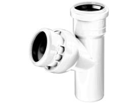 Conector de T Universal Ajustável para Sistema de Esgoto de Junção Multiplana