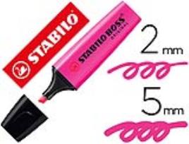 Marcador Stabilo Boss Fluorescente 70 Magenta