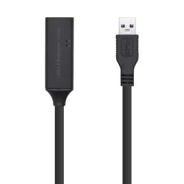 Cabo USB 3.0 Macho - Fêmea 5m (Preto) - 
