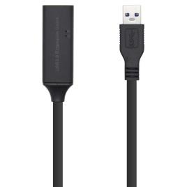Cabo USB 3.0 Macho - Fêmea 15m (Preto) - 