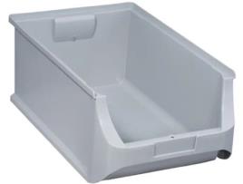 Caixa de Armazenamento Aberta ALLIT Profiplus Box 5 Feita de Pp Cinza