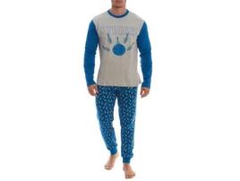 Pijama de Inverno Masculino de Manga Comprida Klp4 KISSES AND LOVE