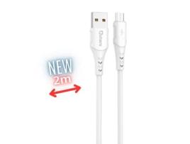 Cabo Qcharx Athens Usb QCHAX PVC Branco