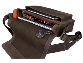 Bolsa de Ombro PRIDE&SOUL Candy Feita de Couro Marrom