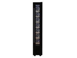 Cave de Vinho Encastre VINOBOX 7 Design Black 7 Garrafas Preto Monotemperatura