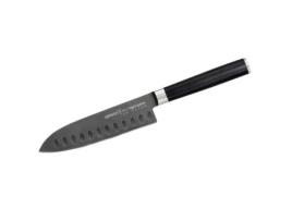 SAMURA Mo-V Stonewash Santoku 138Mm. 59Hrc. de Aus 8 Aço Japonês 59 Hrc