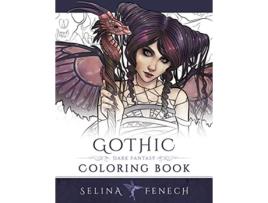 Livro Gothic Dark Fantasy Coloring Book Fantasy Coloring by Selina de Selina Fenech (Inglês)