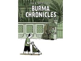 Livro Burma Chronicles de Guy Delisle (Inglês)