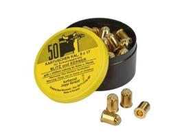50 Cartuchos para Trampa Pistola para Topos Calibre 9 X 17 JOPP GMHB