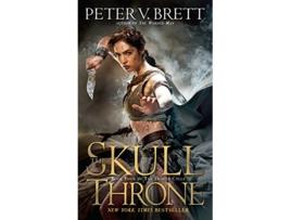 Livro Skull Throne Book Four of The Demon Cycle de Peter V Brett (Inglês)