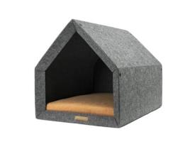 Casota Pethome Ecological Dog Kennel REXPRODUCT (Cinzento Escuro E Laranja - M)