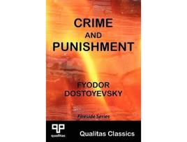 Livro Crime and Punishment Qualitas Classics Fireside de Fyodor Dostoyevsky (Inglês)