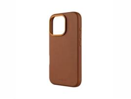 Capa Magleather para iPhone 16 Pro FIXED Castanho