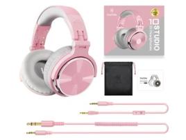 Auriculares ONEODIO Pro 50 com MicroAuriculares Over Ear Monitor Auriculares Bass Headsets