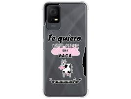 Capa de Silicone Anti-Choque para Desenhos de Vaca de Design Tcl 406