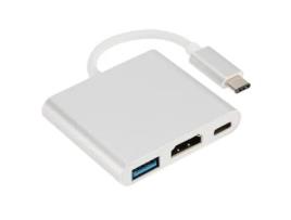 Cabo Adaptador Usb 3.1 Type C 4K Hdmi Usb 3.0 Hub C Otg para Macbook Google Chromebook Pixel Nokia N1 TOMTOP