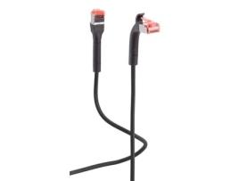 Cabo Patch FLEXLINE Cat. 6A U/Ftp Dobrável Preto 3 0 M