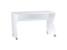 Escritório com Prateleira em Aglomerado Branco 71X116X59 5Cm MUEMUE