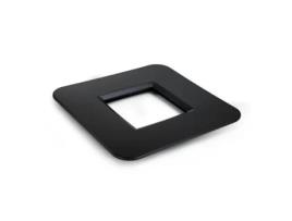 Base de Mesa Quadrada MONDUM Mediterrâneo 80x80 cm Negra