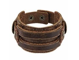 Cinto Masculino de Couro Marrom HBJ