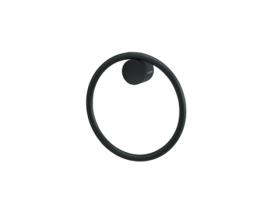 Toalheiro anel Preto Mate Geyser COSMIC