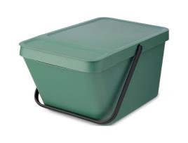 Cubo Reciclaje Sort & Go Apilable Verde Abeto