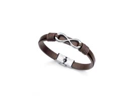 Pulsera Hombre VICEROY FASHION 1465P01011 Acero Infinito Cuero Marrón