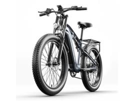 Bicicleta Elétrica SHENGMILO-Mx05 48V 15Ah 500W Cinza