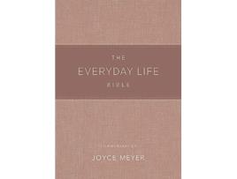 Livro Everyday Life Bible Blush LeatherLuxe® de Joyce Meyer (Inglês)