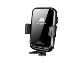 Suporte para Celular MISURA de Carro com Carregamento Sem Fio Qc3.0 - Preto