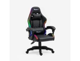 Cadeira de Gaming Ergonómica Led Rgb 2 Almofadas The Horde Junior EGLI