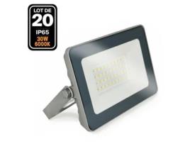 20 Focos LED ProLine de 30W Branco frio 6000K EUROPALAMP