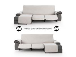 Cobertura para Chaise Longue Relax Assentos Rebatíveis Roxana MILICA Cor Marfim Tamanho 280 Cm