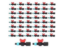 Válvula Escalonada de Fita de Irrigação Por Gotejamento 16Mm X 3/4 Rosca Fêmea. Pacote de GNCGARDEN