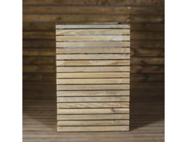 Floreiras Da Linha Luxe Columna 80X30X90 Cm VIDAHUERTO Madeira de Pinho para Exterior