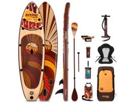 Prancha de Surf Insuflável Danta de Fitfiu com Acessórios de 320X81X15Cm FITFIU FITNESS