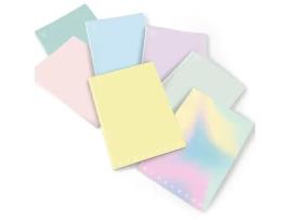 PIGNA 02282124M Caderno e Bloco A4 40 Folhas Multicolorido