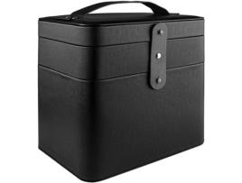 Mala de Maquilhagem ESTORE Big Preto (23x21x17 cm)