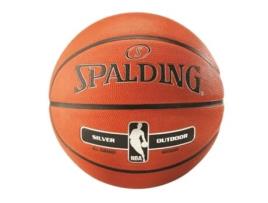 SPALDING Nba Silver Outdoor 83568Z Unissex Bolas de Basquete Laranja 5 Eu