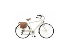 Bicicleta de Cidade Vintage Canellini Via Veneto Retro Aço Homem Creme VIA VENETO BY CANELLINI
