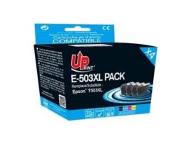 UPRINT 503Xl Pacote de 4 Cartuchos Compatíveis com Epson 503Xl para Impressoras Wf2960 Series Wf2960Dwf Wf2965Dwf Xp5200 Xp5205