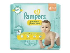 Fralda de Proteção Premium 29 Tamanho 3 6-10 kg PAMPERS