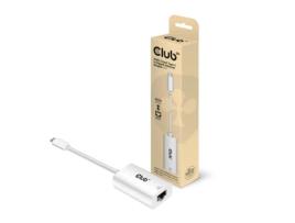 Cabo Mudador de Gênero Branco Club3D Cac-1519 Usb-C Rj-45